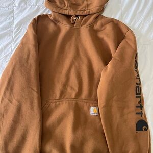 Carhartt Brown Hoodie with Logo